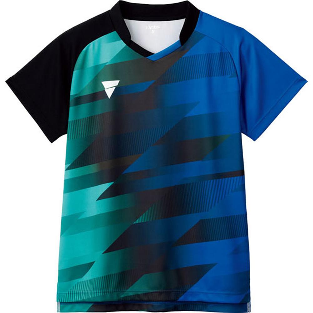 [VICTUS] Table Tennis Game Shirt J.T.T.A (Japan Table Tennis Association) Official Sweat-Wicking Quick-Dry Unisex V-GS318 Blue XL 512311