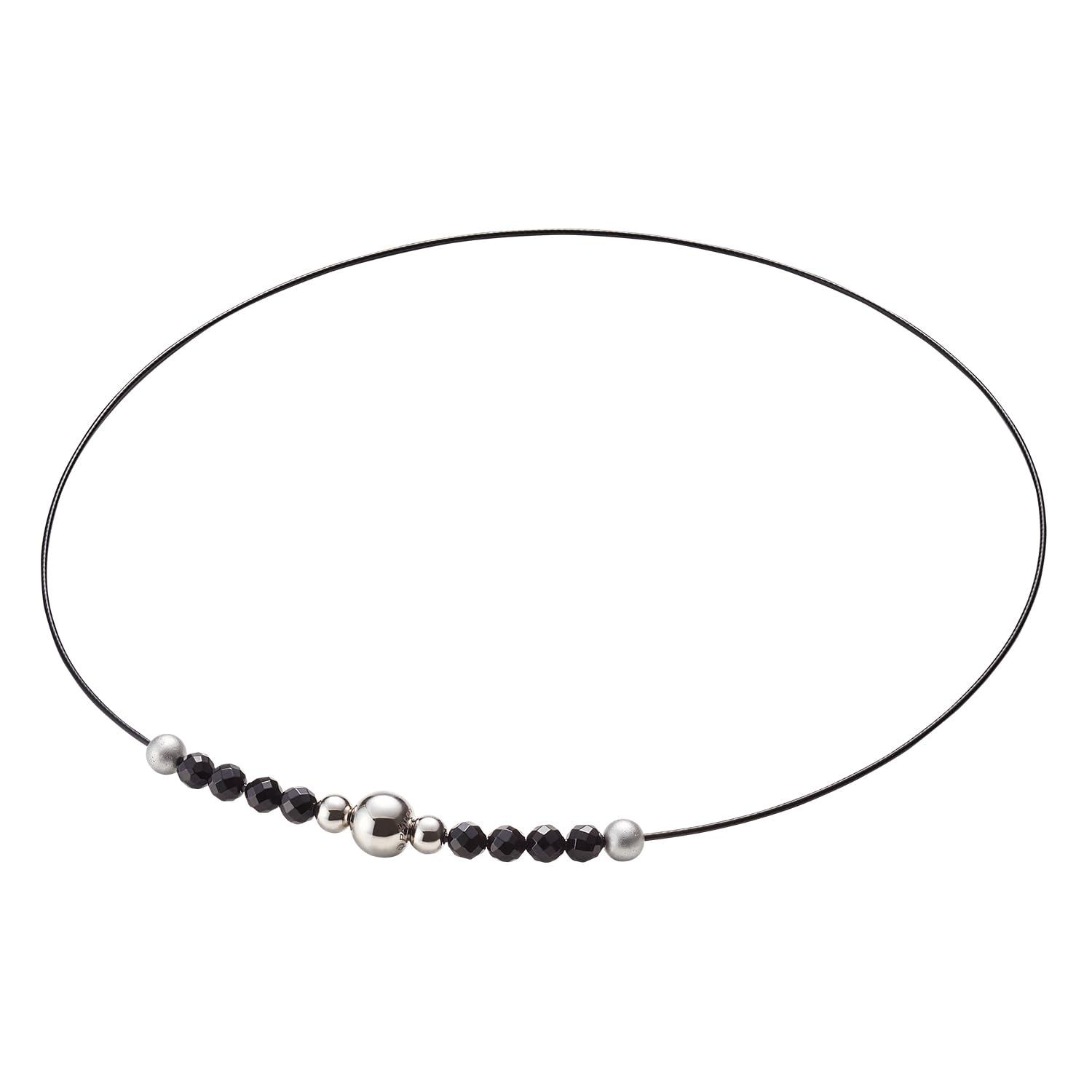 Necklace_Wire_Onyx_BK_50CM