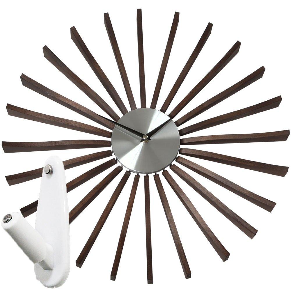 George Nelson Flutter Clock A delicate and light design that avoids feeling oppressive Silver GN001