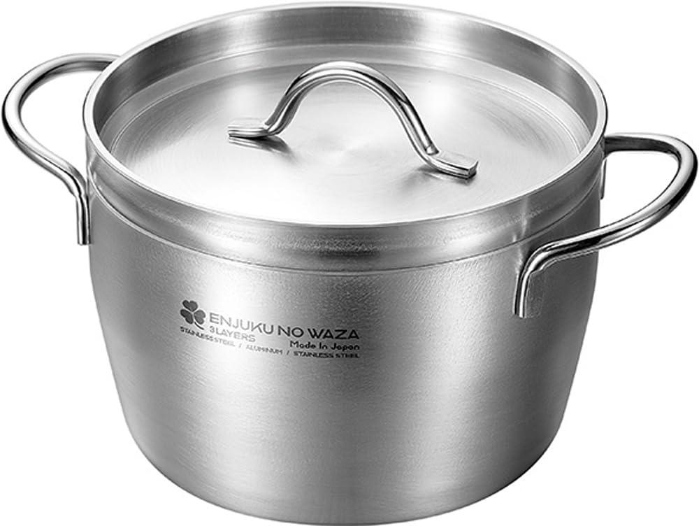 Yokoyama Tsubame Juku Craftsmanship “Clover” 3-Layer Dutch Oven 15cm (6 inches) EJSA-1201