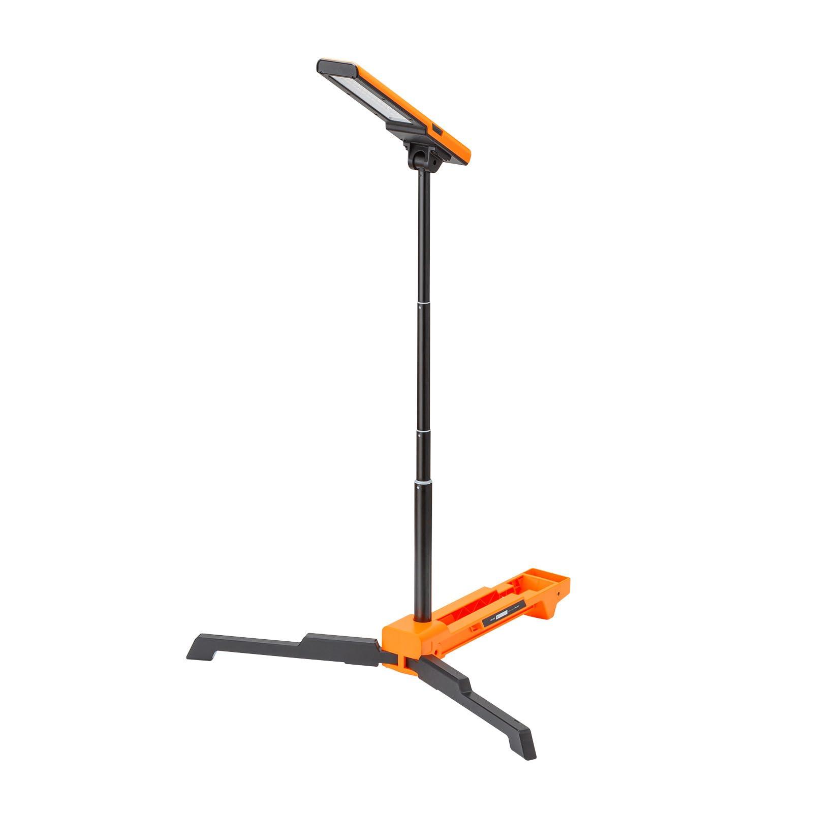 Sanwa Supply Rechargeable LED Work Light (Height Adjustable & Foldable for Storage) LED-FL2