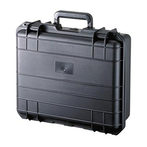 Sanwa Supply Hard Tool Case with Lock, Shock-Resistant, for Precision Equipment, Block-Shaped Cushion Included, Compatible with 15.6-inch Wide Models BAG-HD1