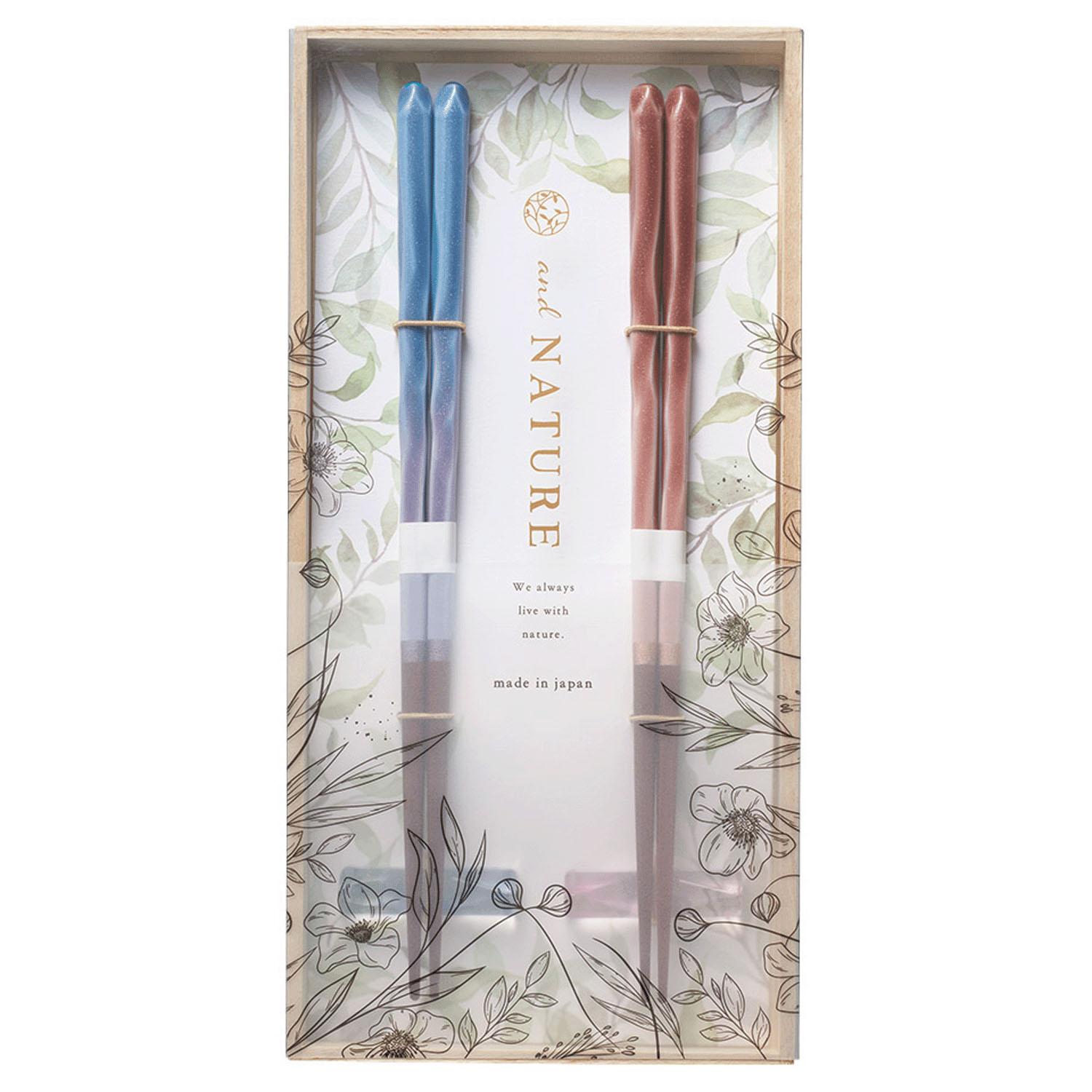 Breeze Pair Chopsticks with Chopstick Rest