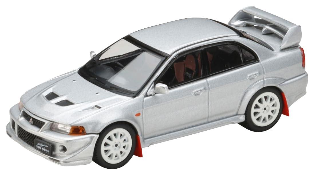 1/64 Mitsubishi Lancer GSR Evolution 6 (T.M.E) (CP9A) 2000 with Mud Flaps Satellite Silver Metallic