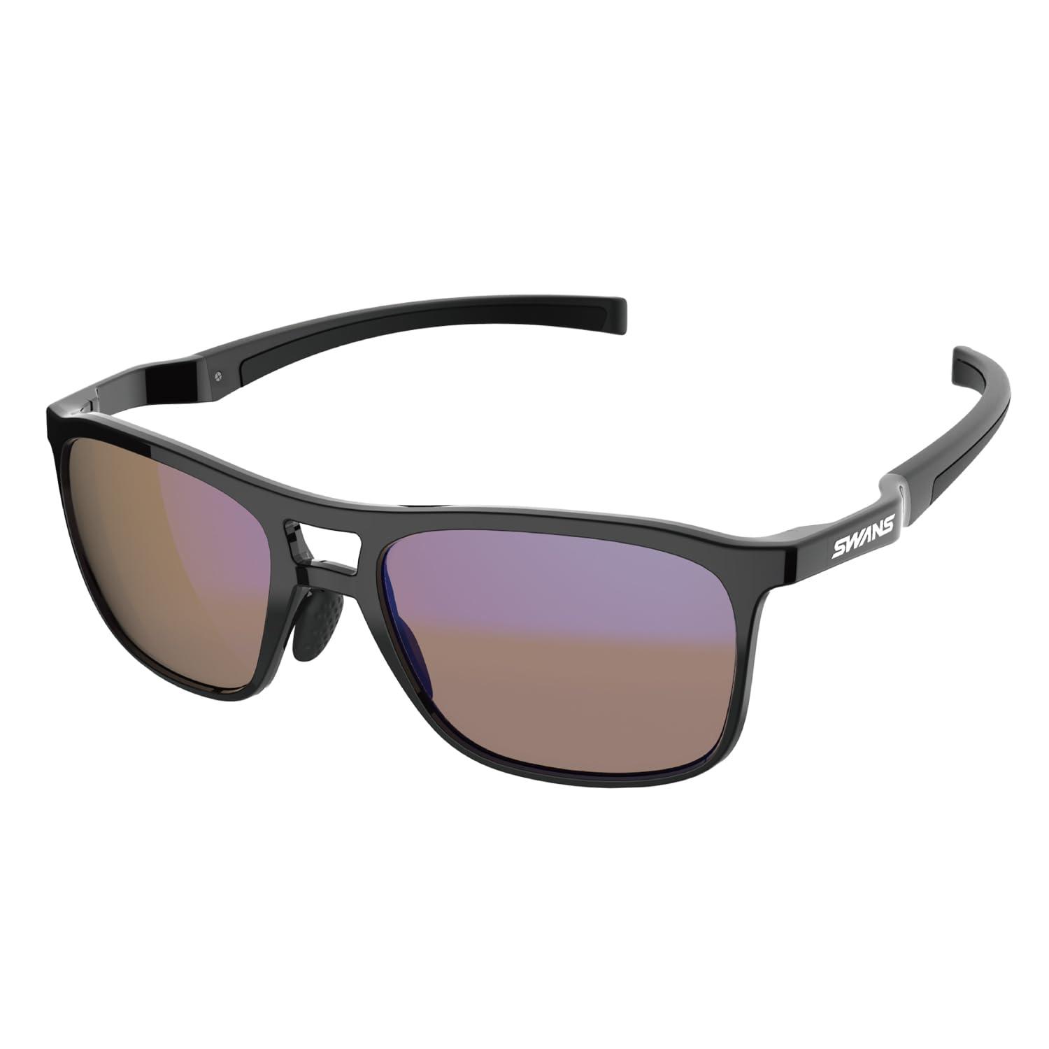 [Swans] Sports Sunglasses Made in Japan Polarized Radiant Sol Golf Driving Outdoor Hiking RAD SOL-0165 BK Adult Men's Women's