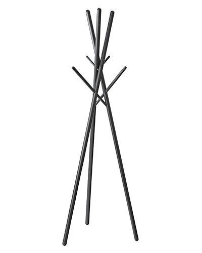 Azumaya-kk Coat Hanger Black Width 57.5 × Depth 57.5 × Height 174 cm Hanger WIS-551BK
