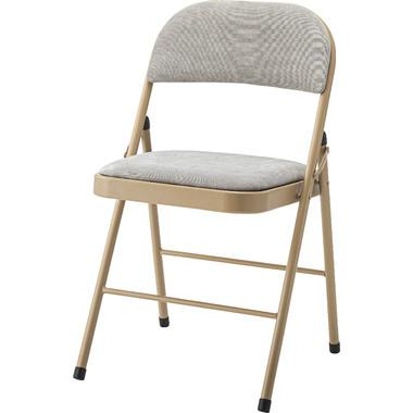 AZUMAYA Dining Chair Folding Chair PC-33GY Gray