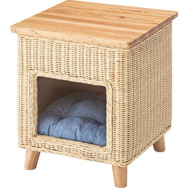Higashitani Pet Stool Natural W40×D40×H45 PET-63 w40×d40×h45cm