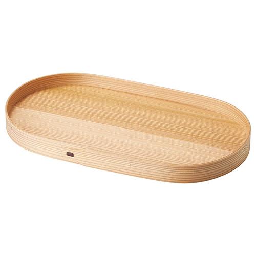 Yamaco Yumi Commercial Use Oga Bentwood Oval Tray (Large) yamaco20293