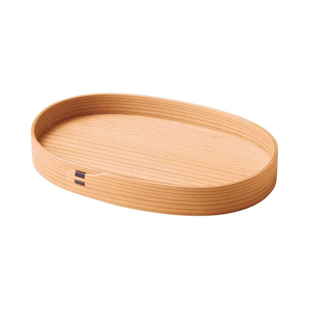 Yamako Yumi Commercial Use Oga Bentwood Oval Serving Bowl Small yamaco20298