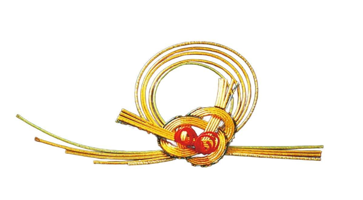 Yamaco Yumi Commercial Use Mizuhiki Celebration Decorations Gold (100-Piece Pack) yamaco26015