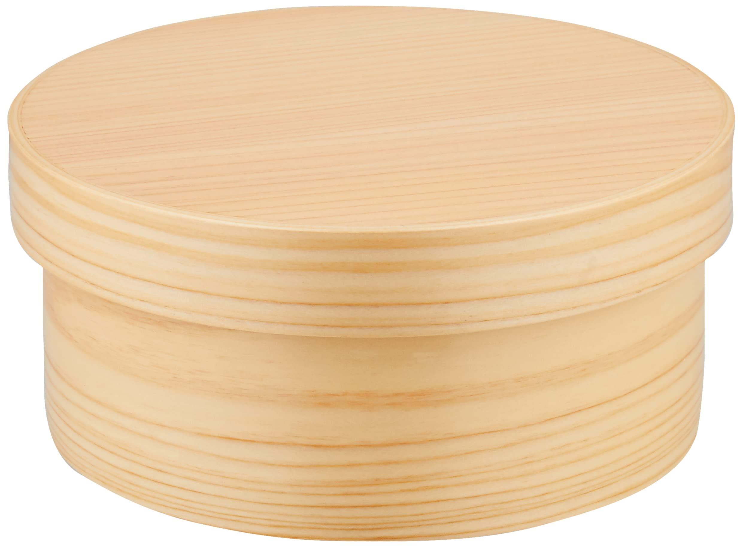 Yamaco Yumi Commercial Use Hinoki Wooden Lunch Box, 5 Sun (Approx. 15cm) yamaco33304