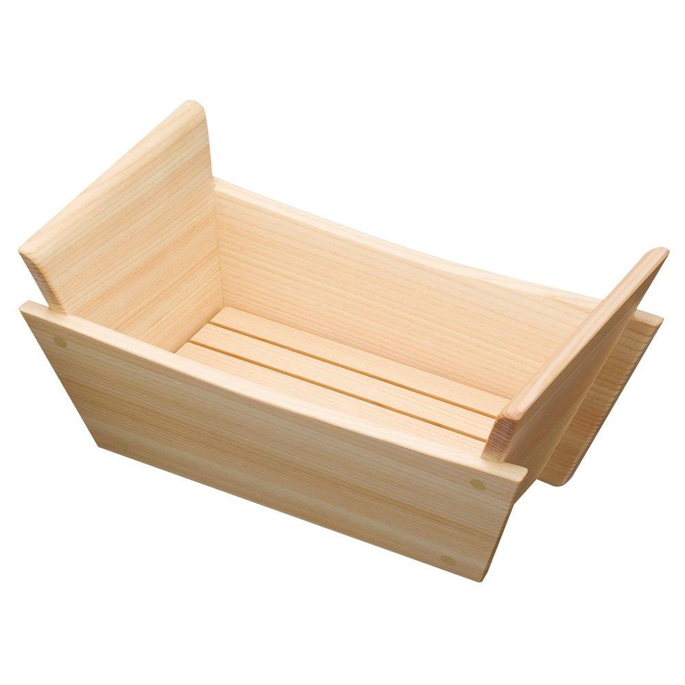 Yamaco Yumi Commercial Use Hinoki/Kifune Food Storage Box (with Lid) Medium yamaco38007