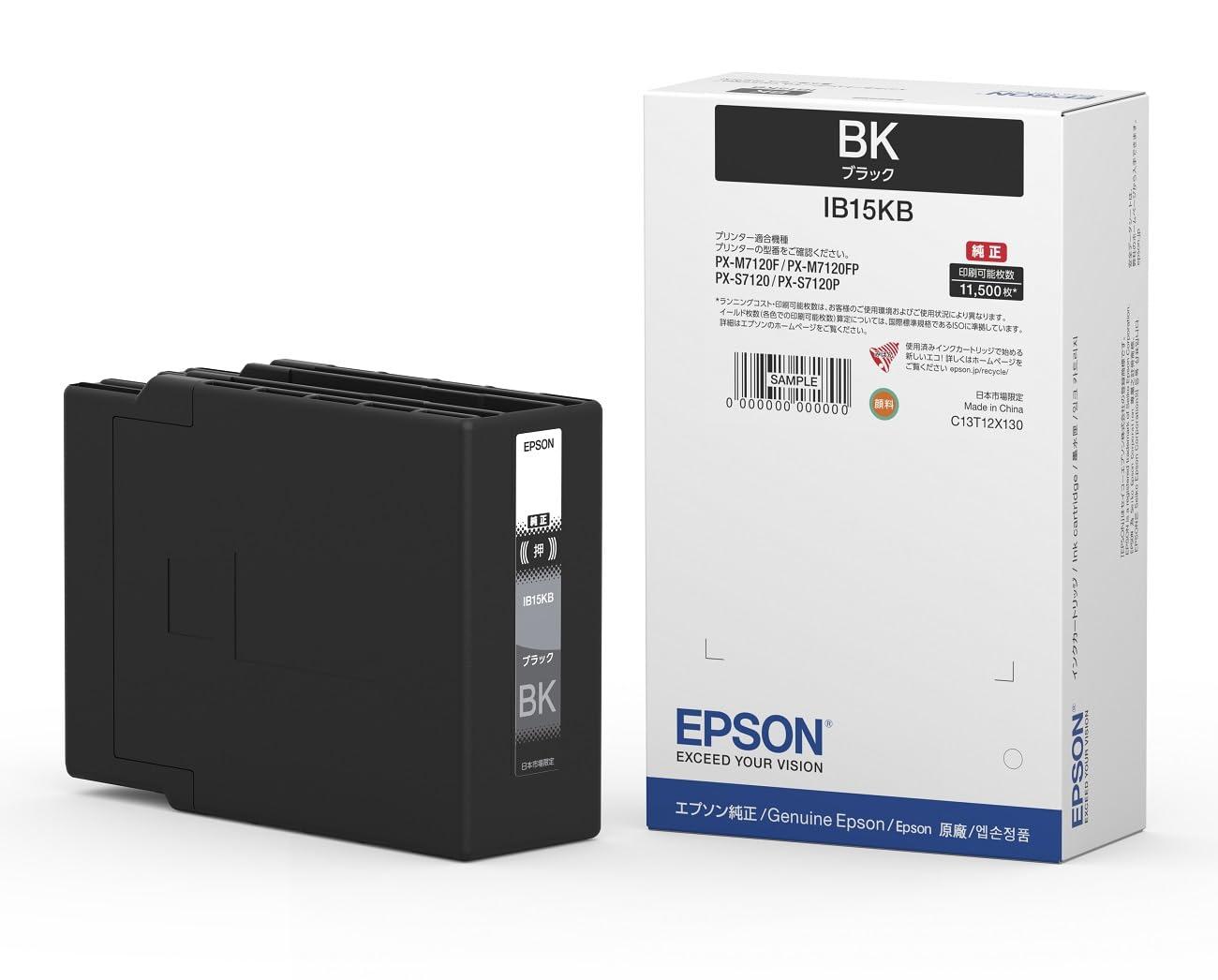 Epson Genuine Ink Cartridge IB15KB Black L Size