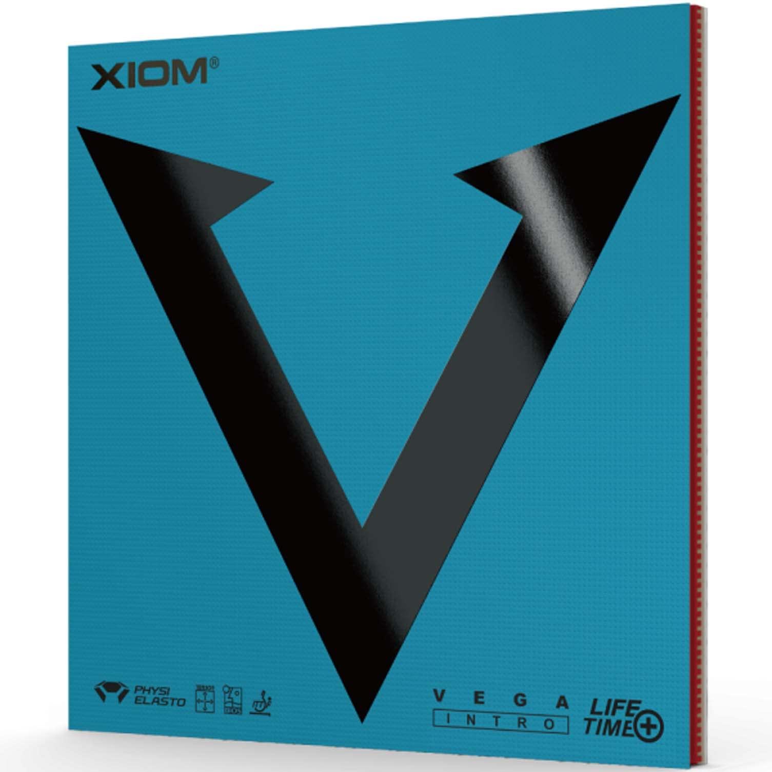 XIOM Table Tennis Rubber Back Soft Vega Intro Red MAX 10511