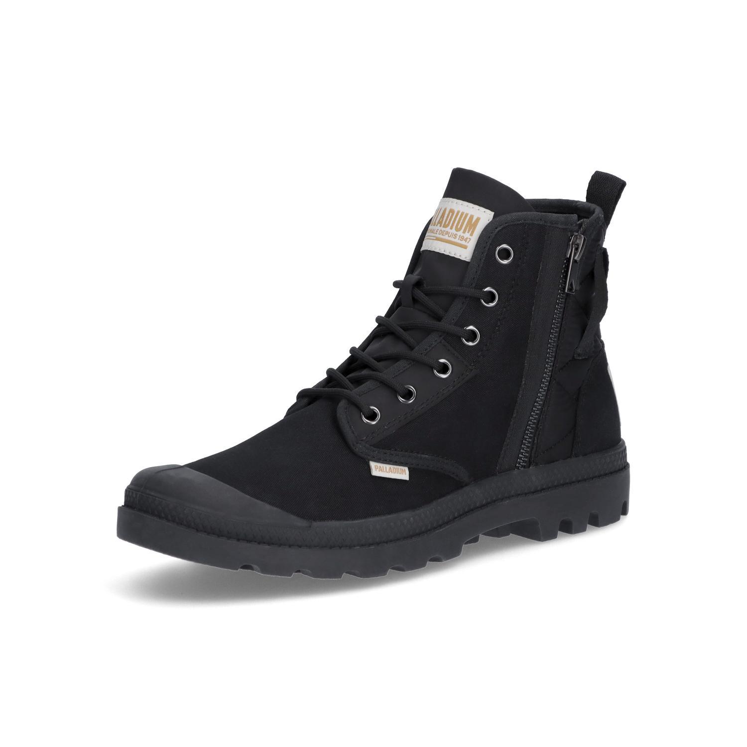 [PALLADIUM] High-Cut Sneakers PAMPA DETROIT ZIP BLACK (008) 26.5 cm