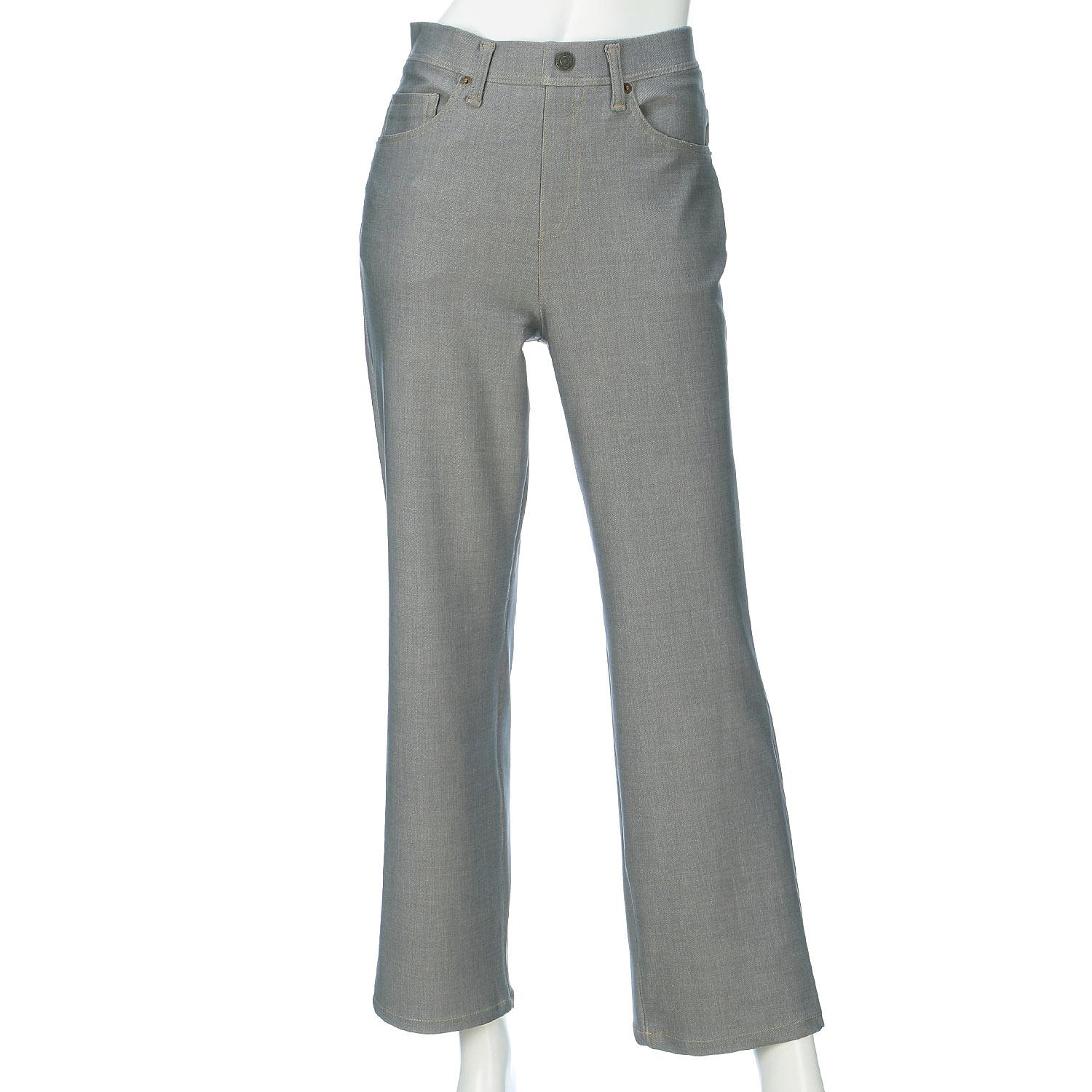 210 Bobson Denim High-Tension Straight Pants, Gray, 3L