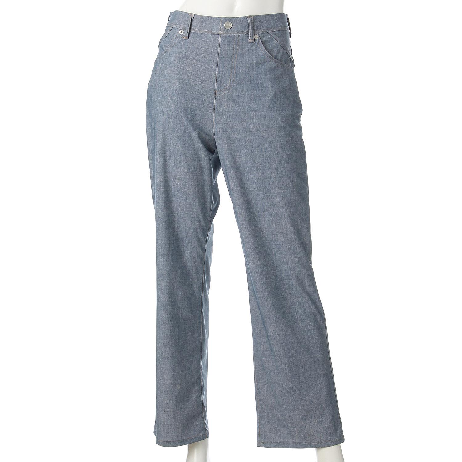 210BOBSON Summer High-Waisted Wide Straight Pants Bleach M