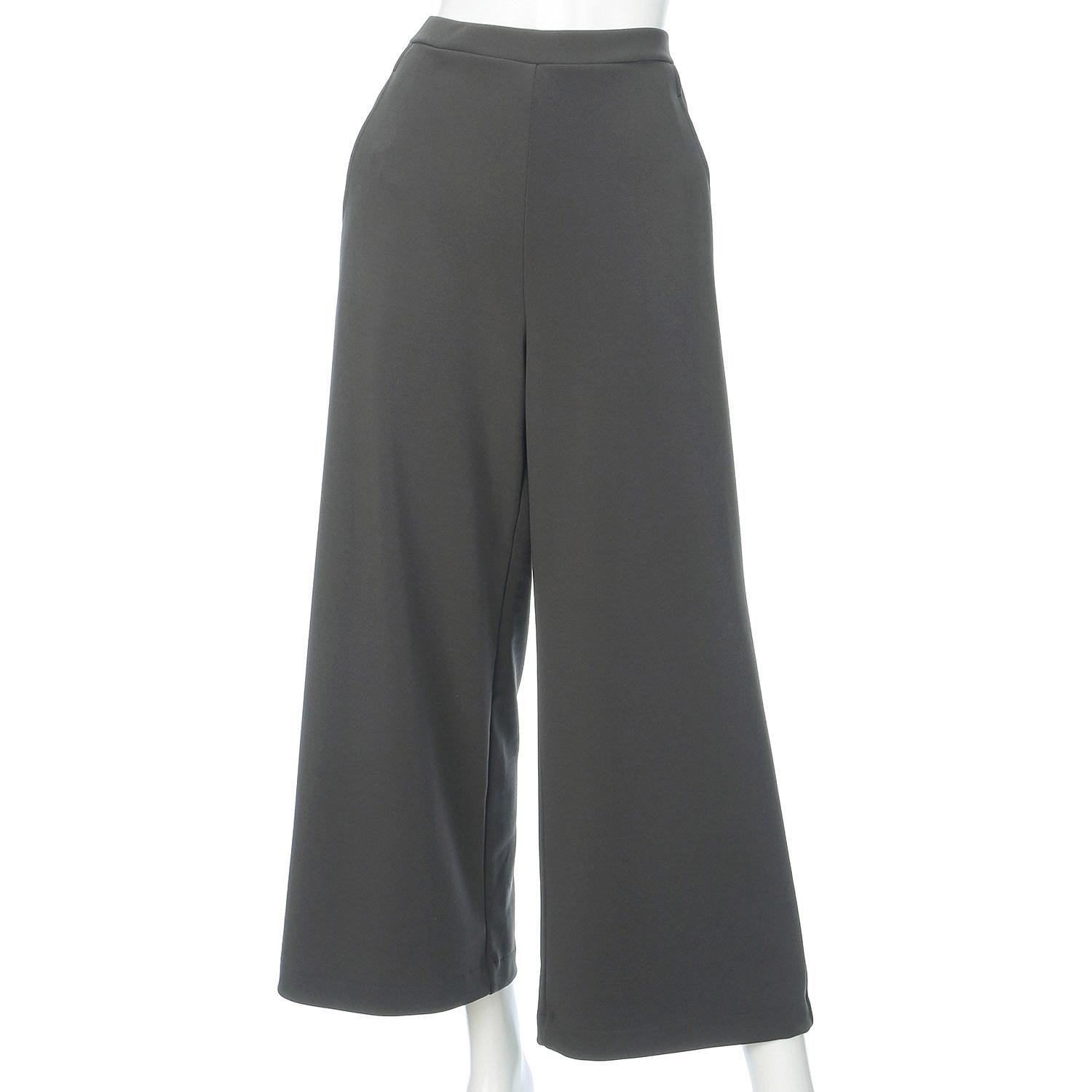 Pittats All-Season Material (In-Rec) Wide Pants Dark Gray S