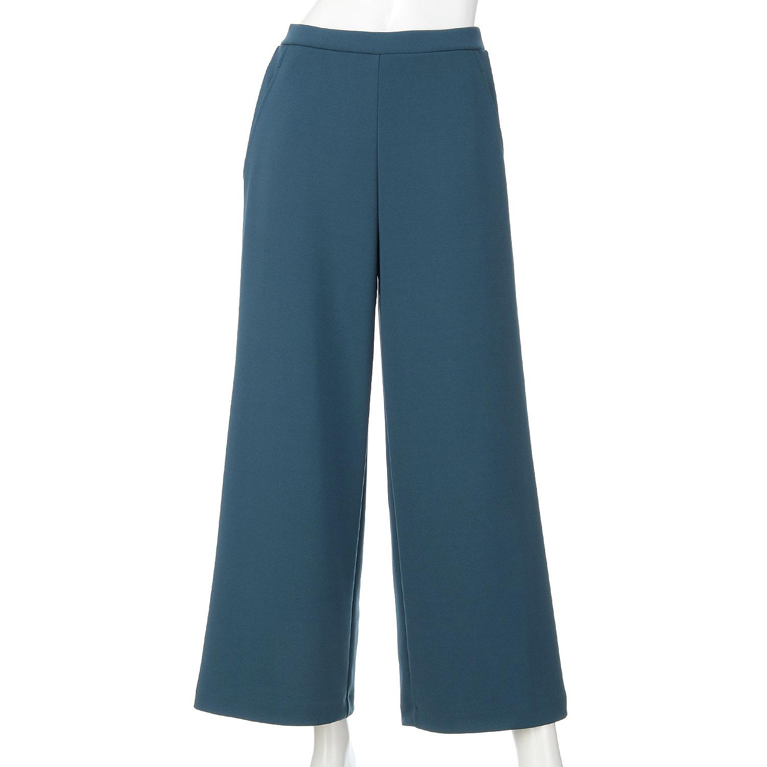 Pittats All-Season Material (In-Lec) Wide Pants Marine Blue L