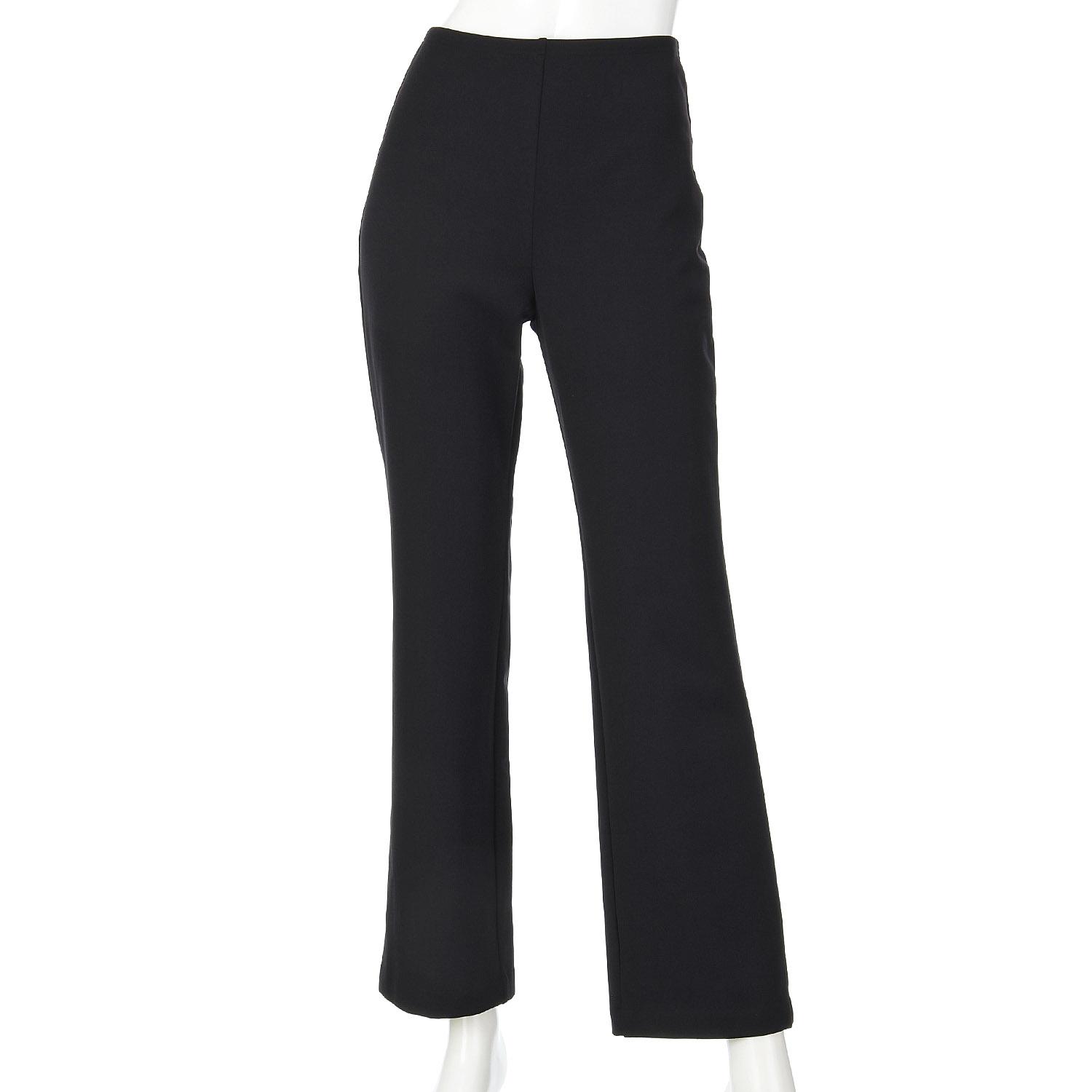 Pittats Fleece-Lined Straight Leg 72cm Inseam Length Black L