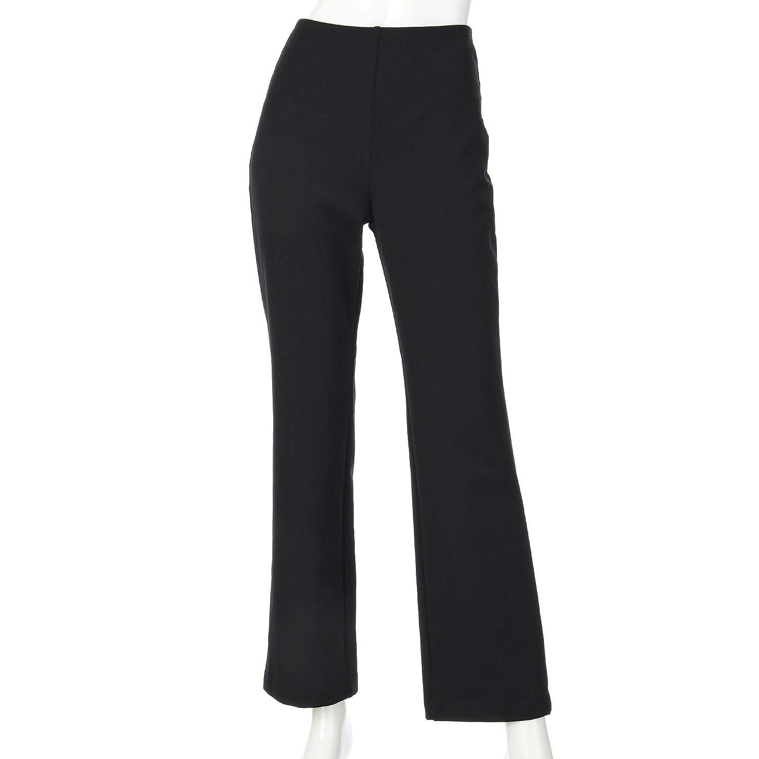 Pittats Fleece-Lined Straight Leg 76cm Inseam Length Black L
