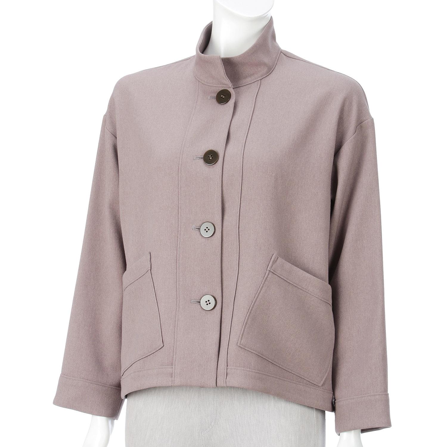 LAPIS ROUGE Woolish Flannel Jacket Mocha 9G