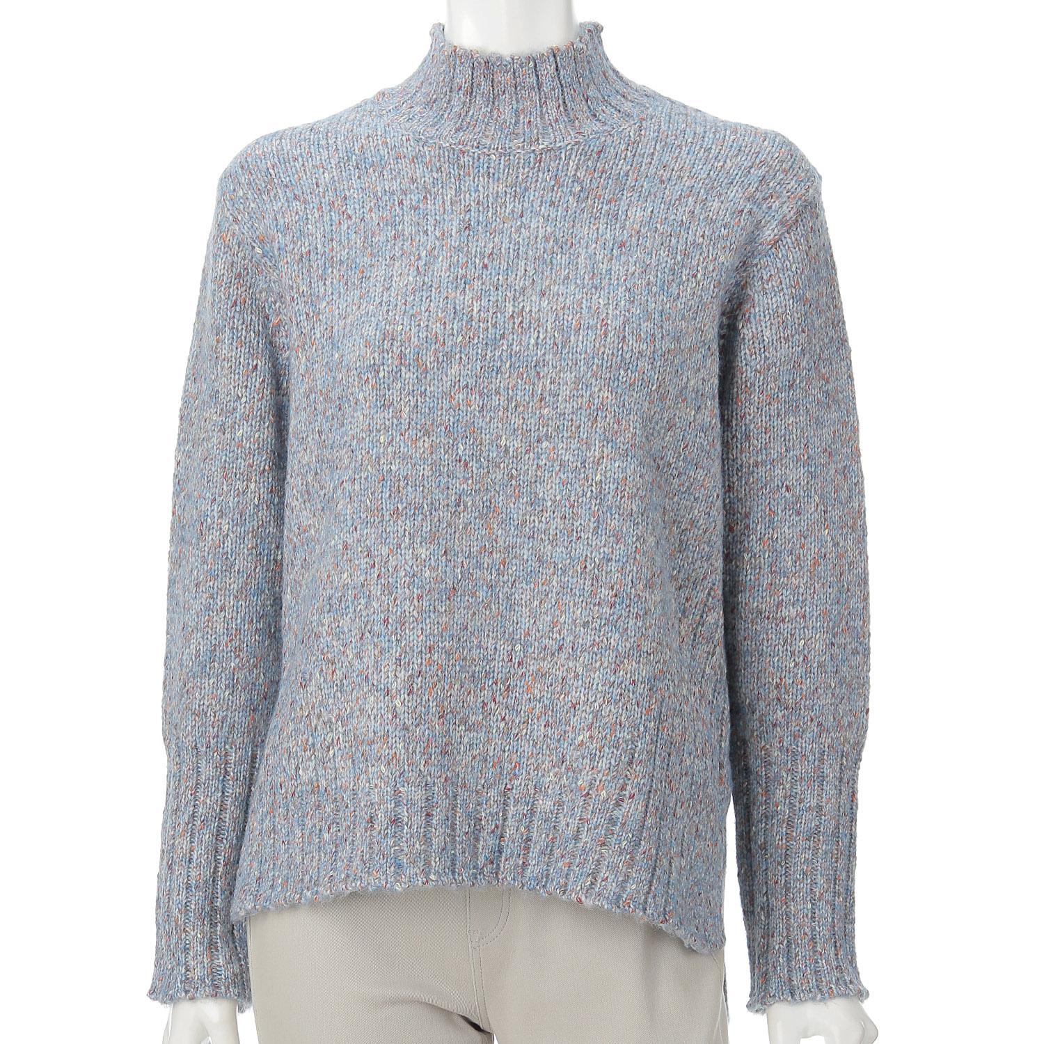 LAPIS ROUGE Color-Nep Tweed Sweater