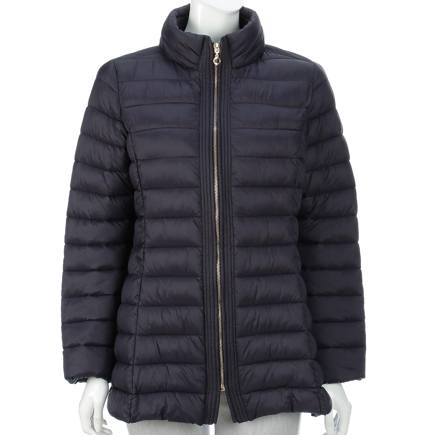 LAPIS ROUGE Quilted Long Jacket Navy 9G