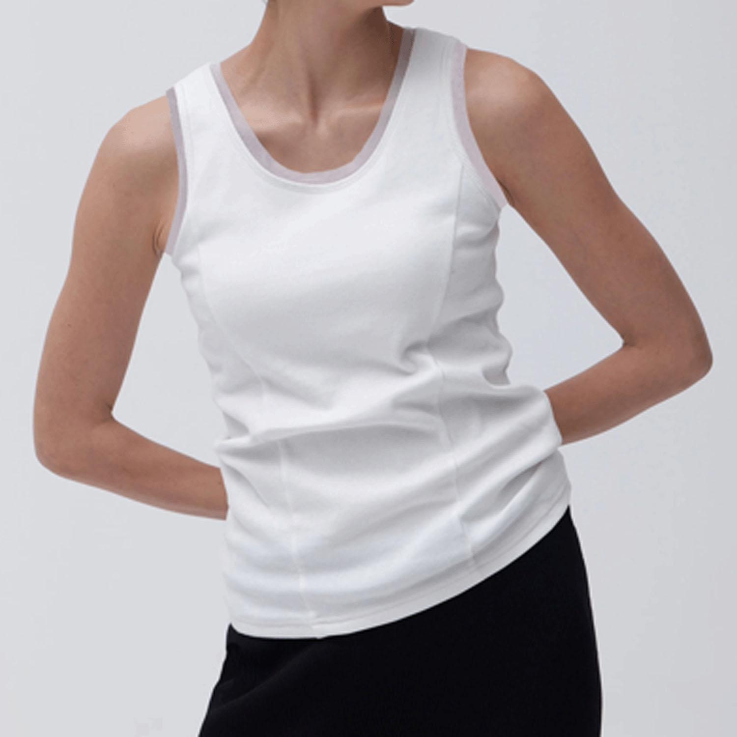 Brown & Street Tulle Trim Tank