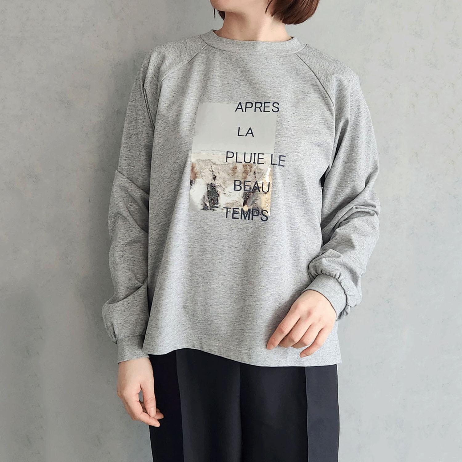 epidemique Organic Foil Print Long Sleeve T-Shirt