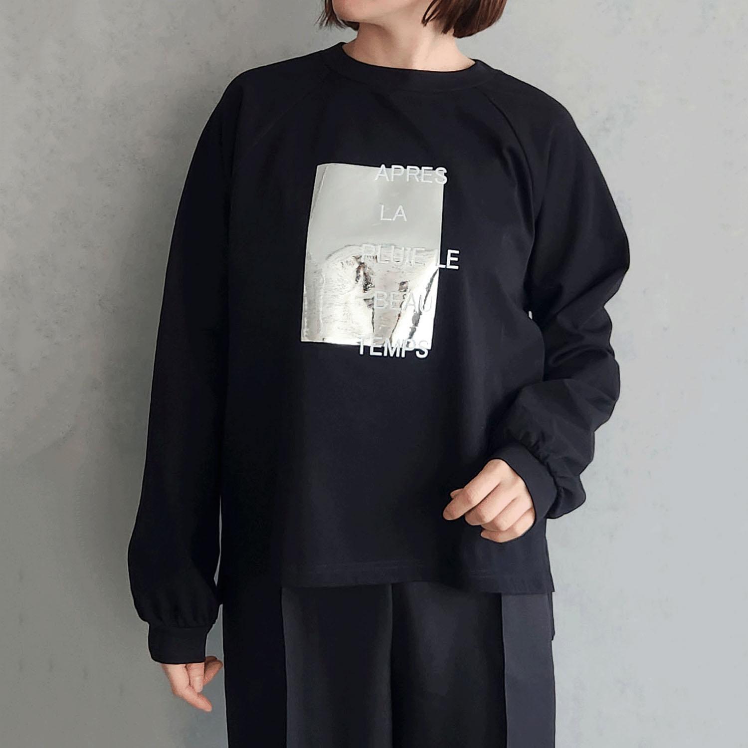 epidemique Organic Foil Print Long Sleeve T-Shirt