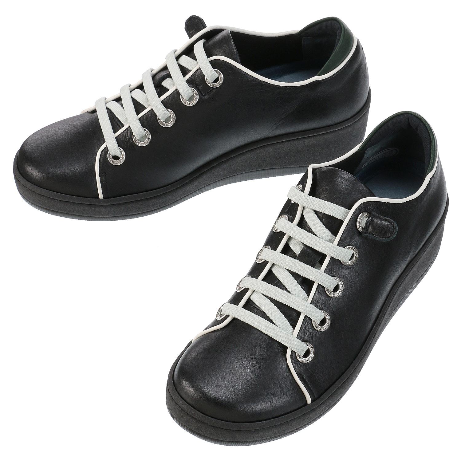 SPORTS NINE Lace-Up Shoes 2419 Black 23.0CM