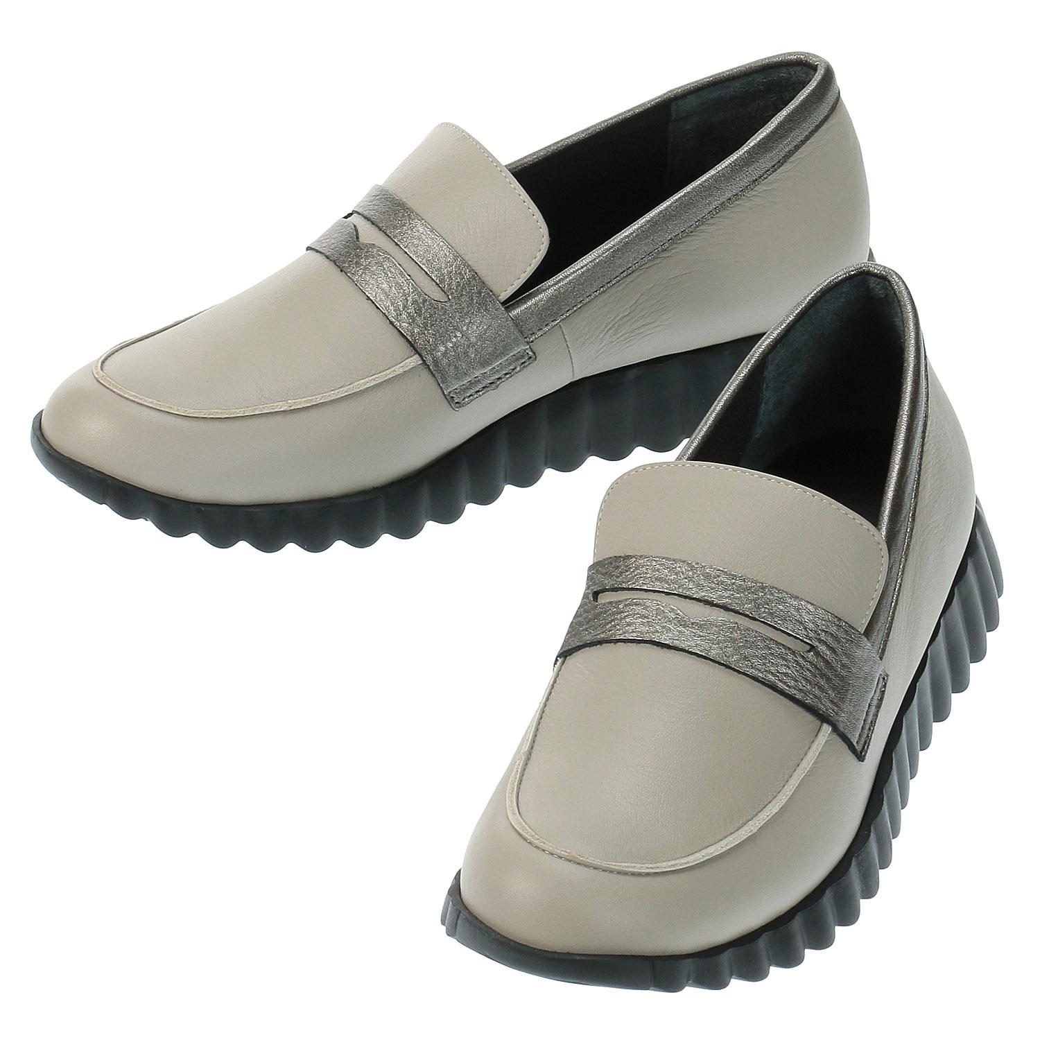 Dona Miss Loafer Shoes K3-1836 Ash Gray 23.0 cm