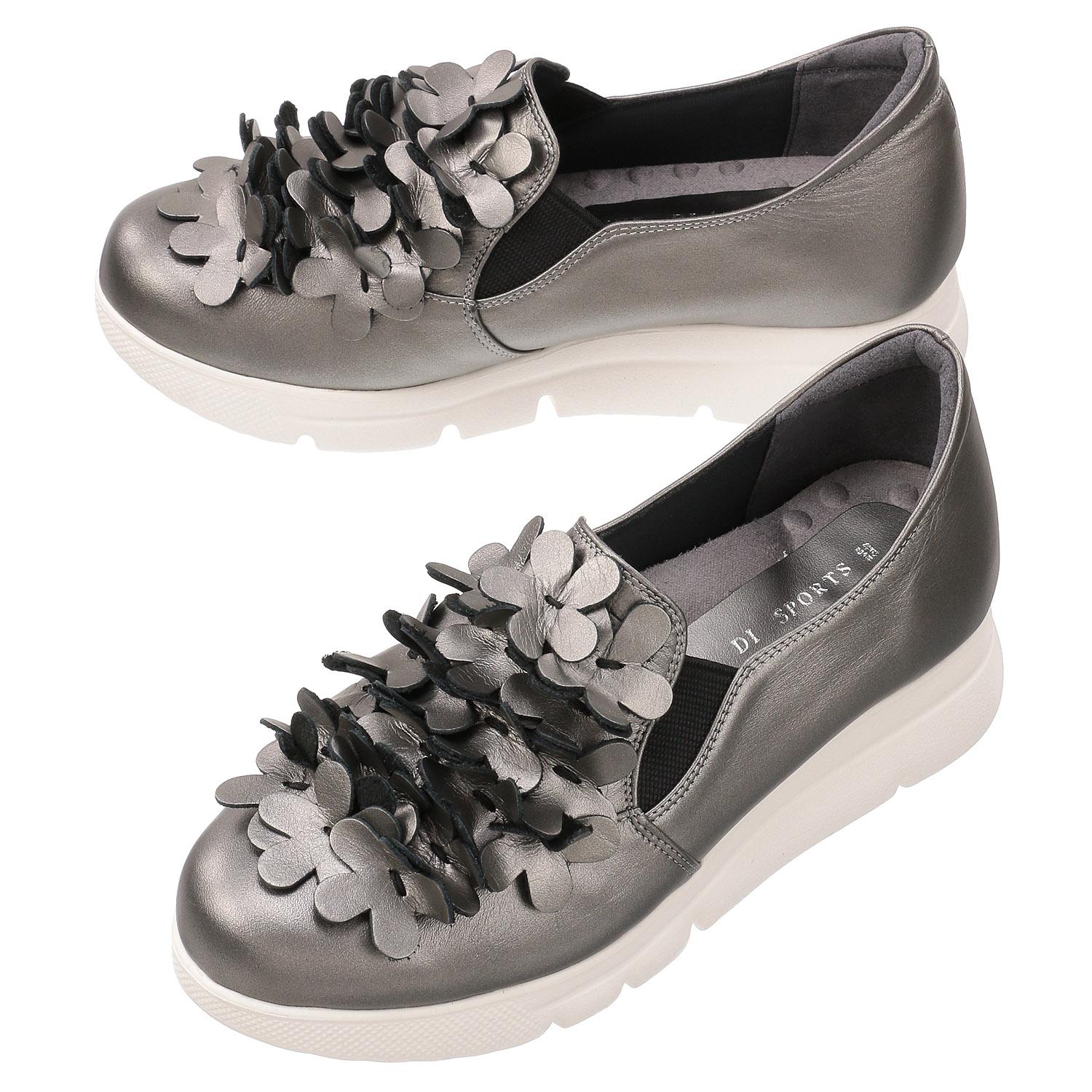 NINE DI SPORTS Corsage Shoes 113-57303 Gunmetal 24.5cm