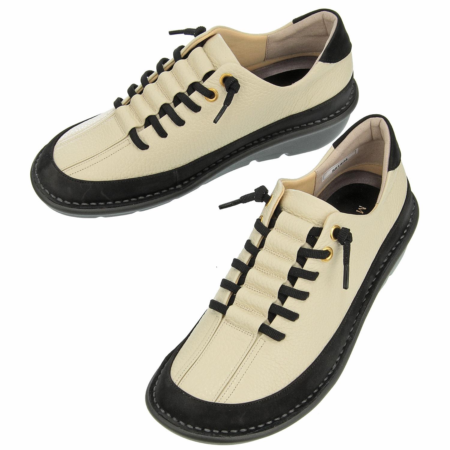 Monet Town Casual Shoes 881404 Off-White 23.0 cm