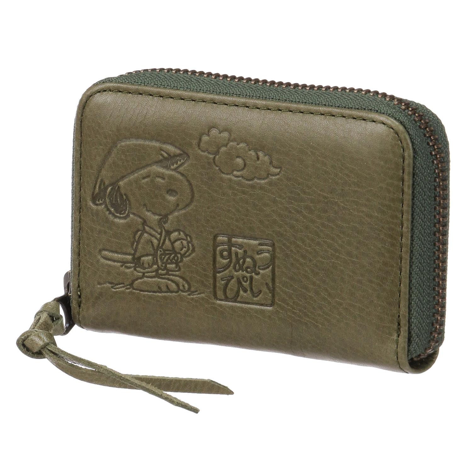 SNOOPY JAPAN Round Mini Wallet (Mikasa Umbrella)