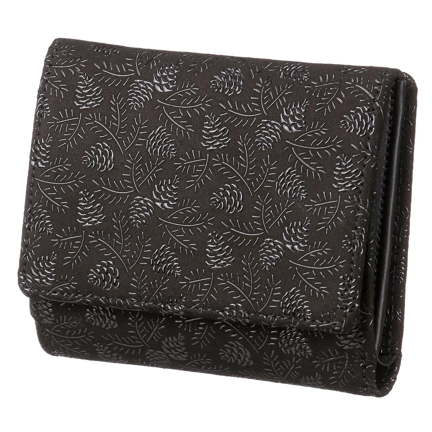 Inden 2215 Bifold Wallet Matsukasa 15 Black 33 Red