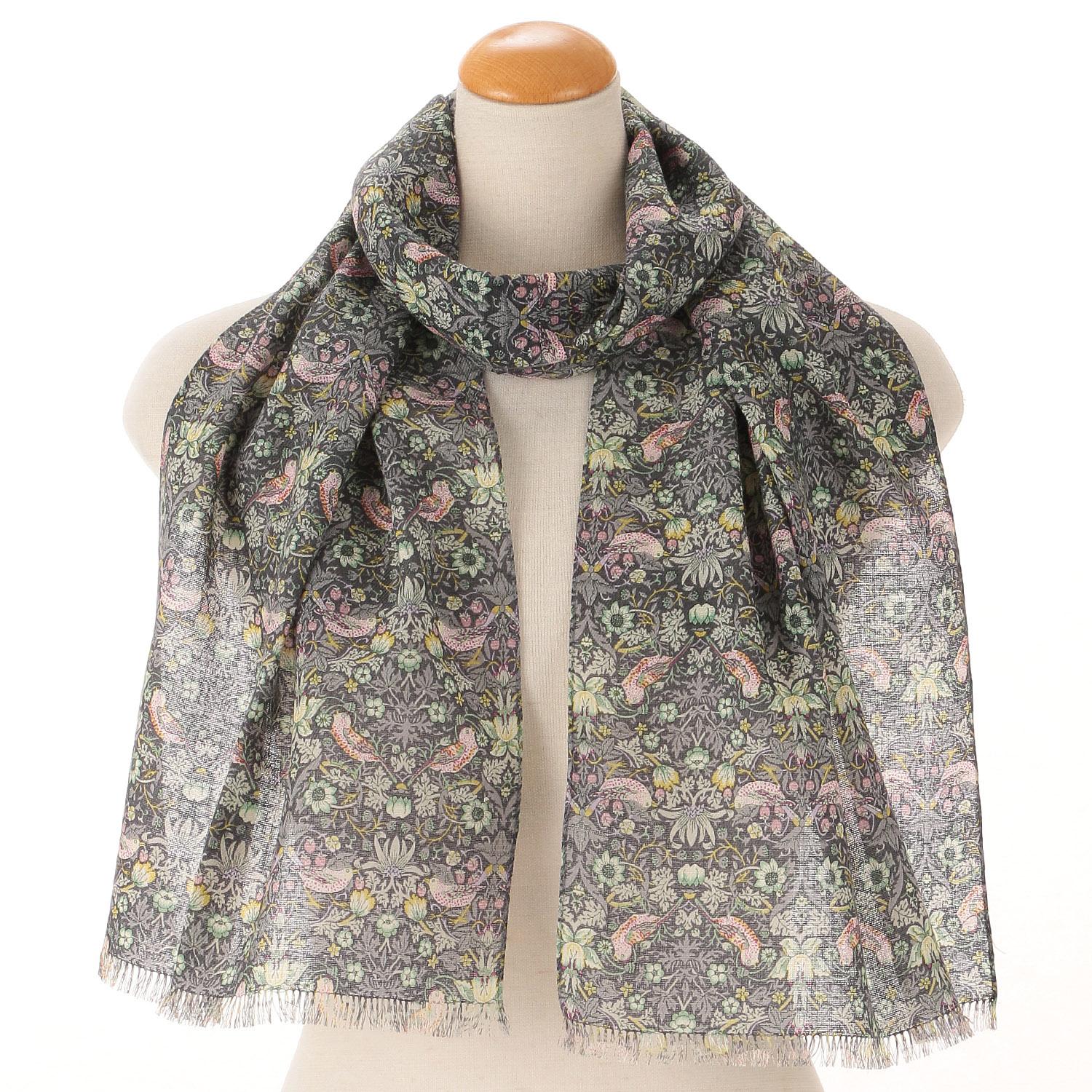 Liberty Wool Stole Strawberry Thief