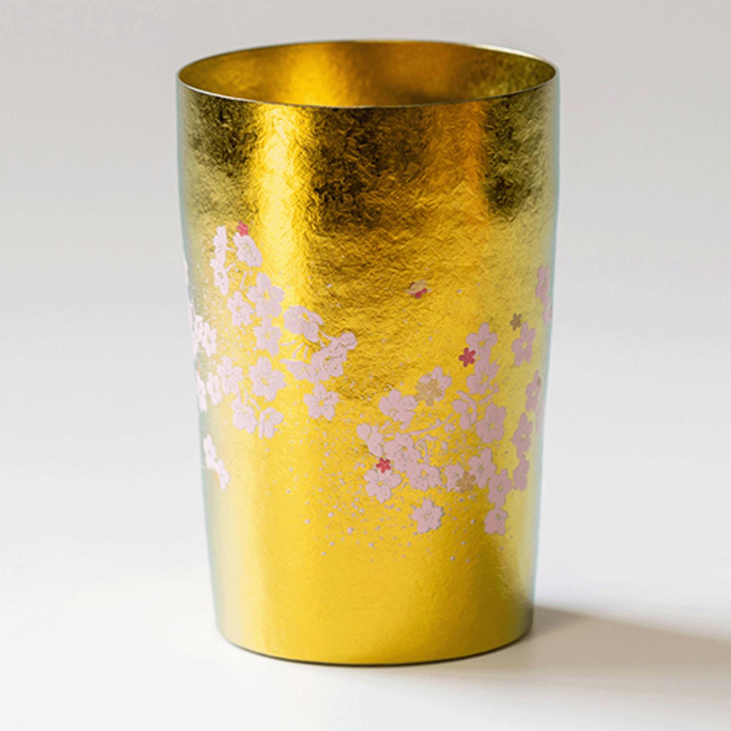High-Insulation Titanium Tumbler Harenohi Gold
