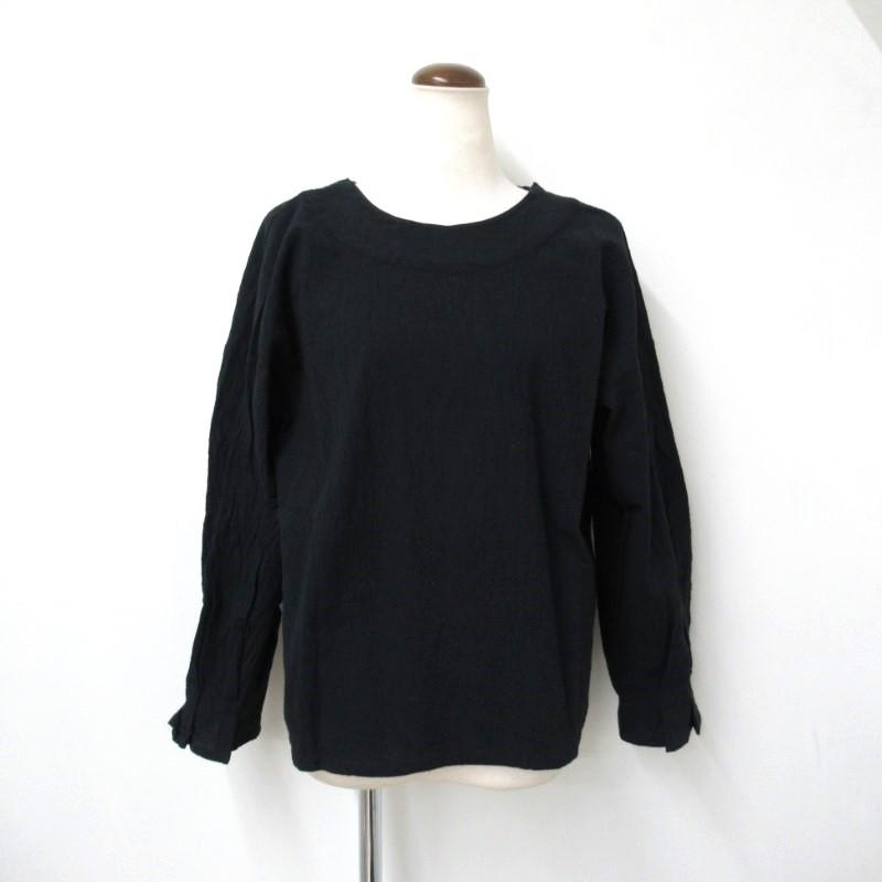 ina Collar-Switch Elastic 2-Way Pullover /BK03