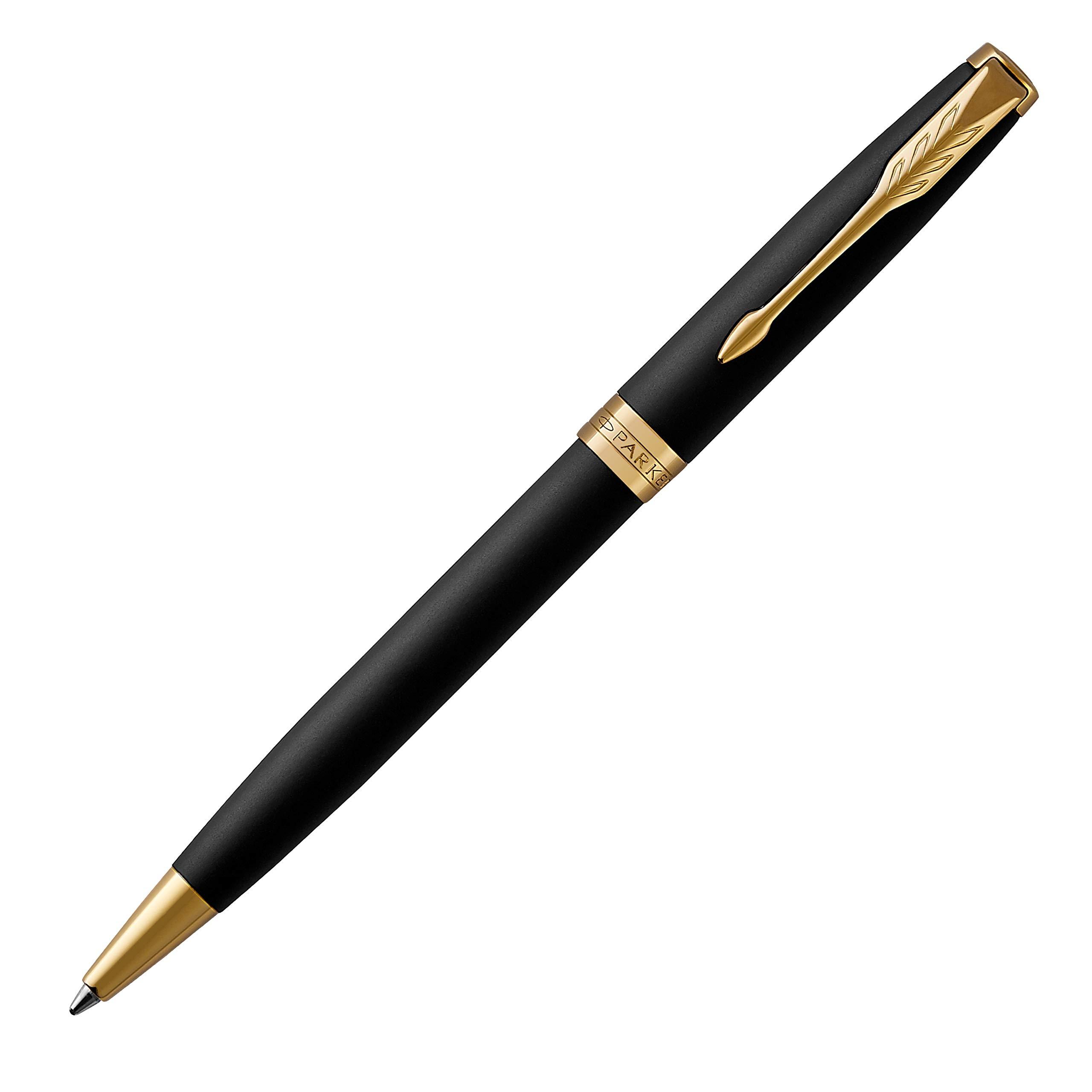 PARKER Sonnet Matte Black GT Ballpoint Pen A memorable pen for someone special PK-1950876