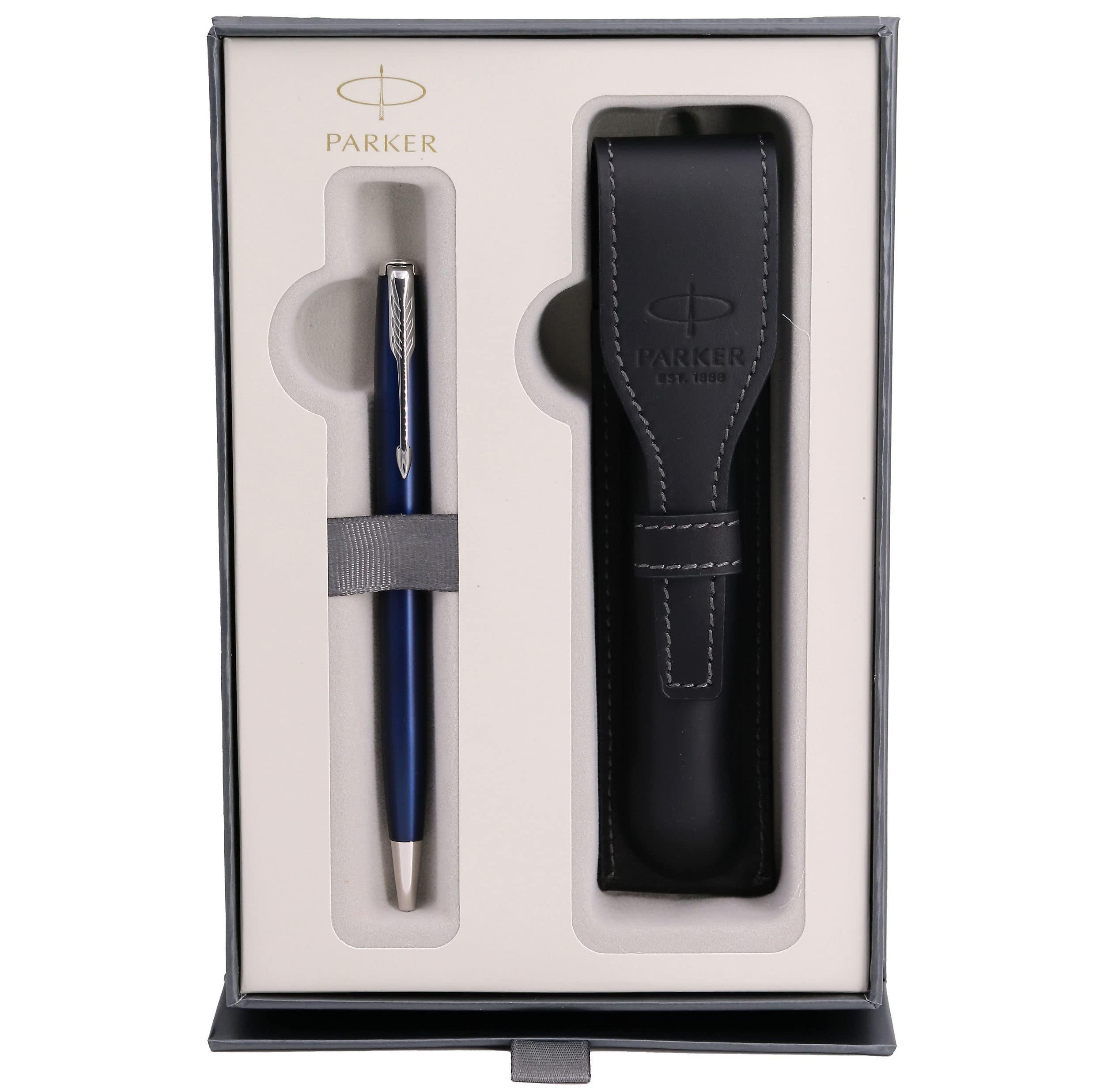 PARKER Parker Ballpoint Pen Sonnet Blue Lacquer CT Medium Point Oil-Based Ink Gift Box Included Authentic Import 1950889