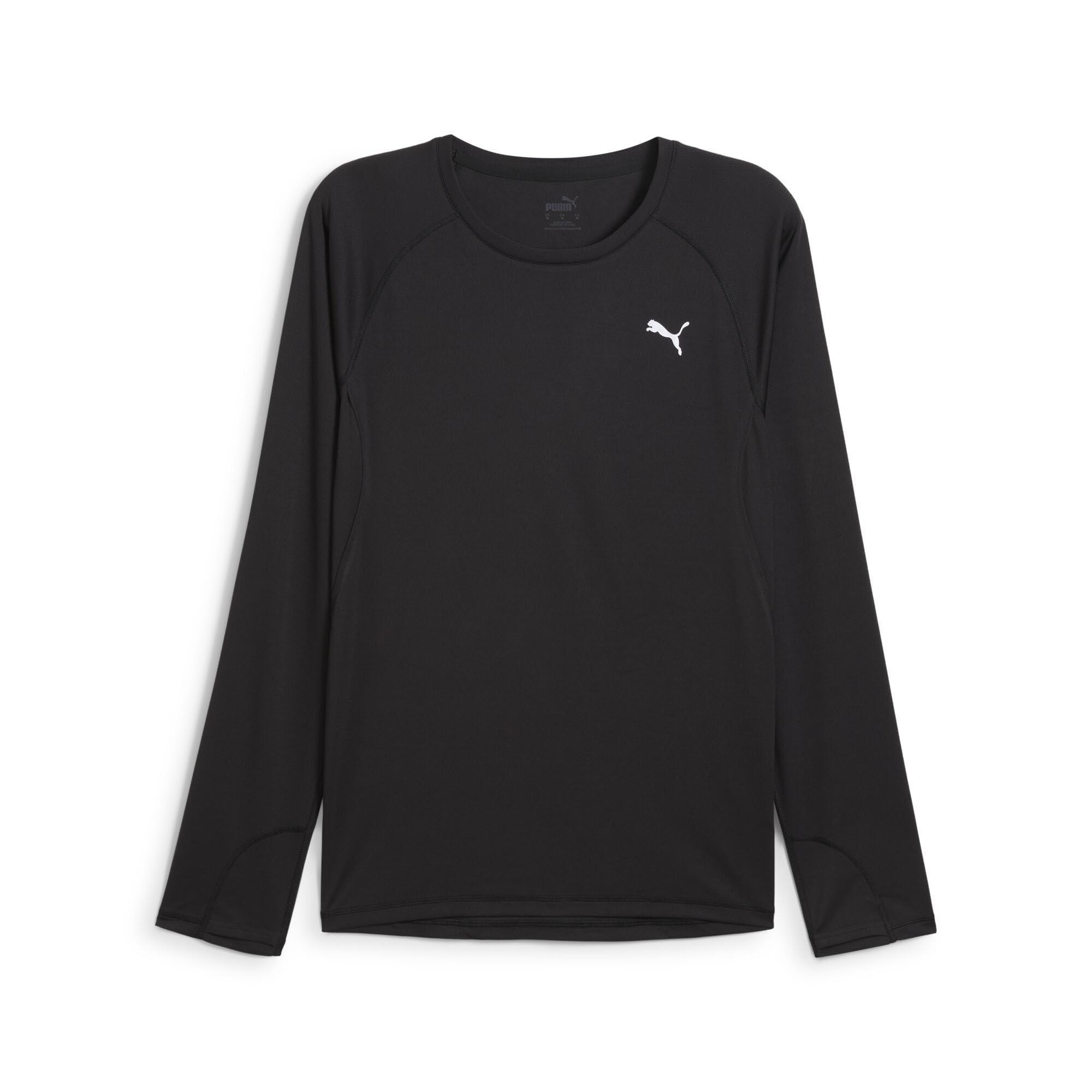 [PUMA] Sporty RUN VELOCITY Long Sleeve T-Shirt 527242 Men's Spring/Summer 2025 Color Black (01)