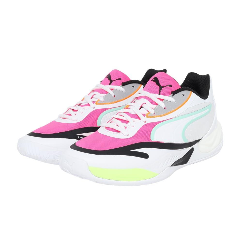 [プーマ] バスケットシューズ バッシュ ALL-PRO NITRO SKYBRE 31237402 (ホワイト×ピンク/25.5/Men’s)