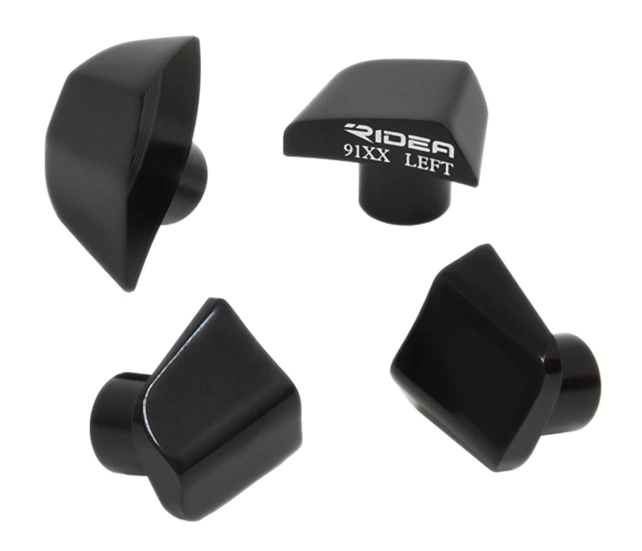 RIDEA Chain Ring Bolt Cover Black (FC-R9100) 1 set of 4 pieces (※Bolts not included.)
