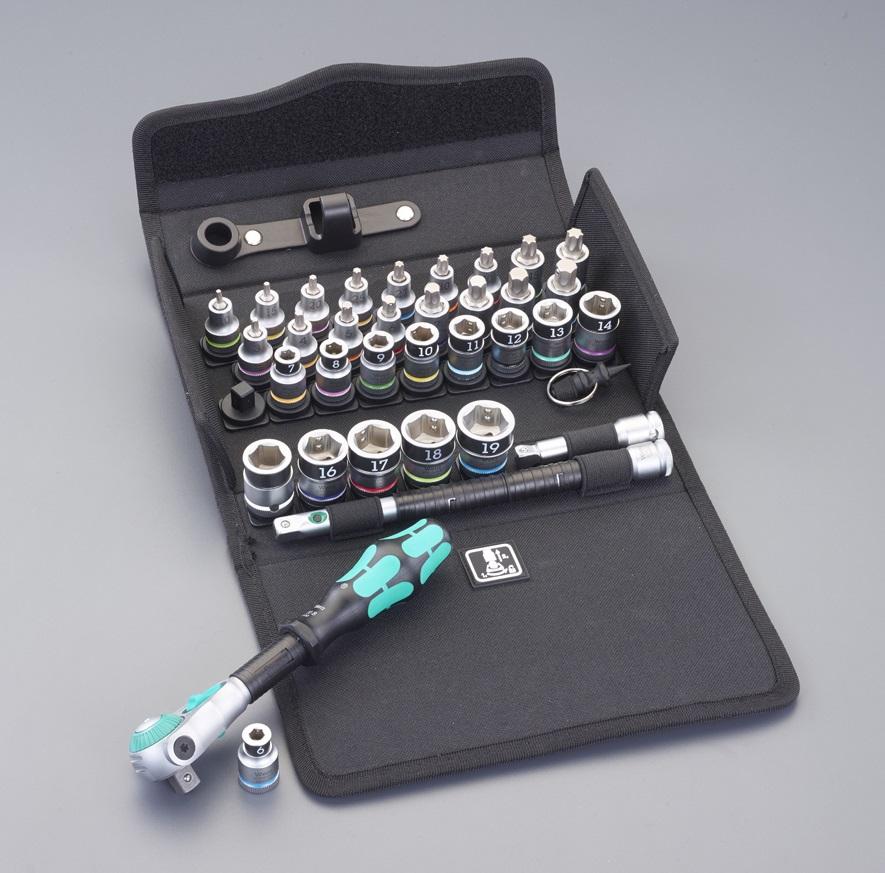 3/8" DR Socket Wrench Set (ZYKLOP) 3×35mm, 4×35mm, 5×35mm, 6×35mm, 7×38.5mm, 8×38.5mm, 9×38.5mm, 10×38.5mm