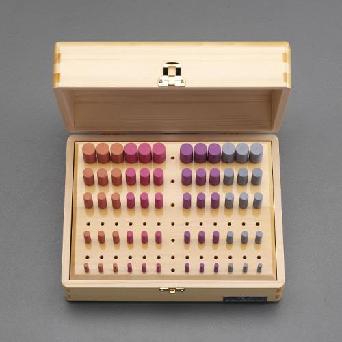 60-Piece Shaft-Mounted Rubber Grinding Wheel Set (3mm Shaft)