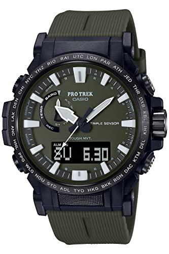 [Casio] Wristwatch Protrek Climber Line Radio Solar Biomass Plastic PRW-61Y-3JF Men's Green