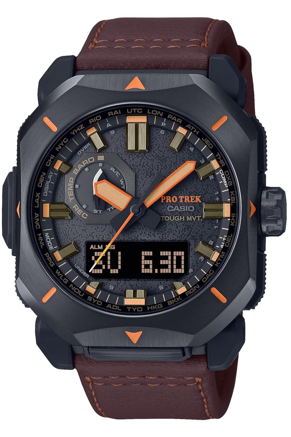 [CASIO] WATCH PROTREK CLIMBER LINE RADIO-CONTROLLED SOLAR POWERED WITH BIOMASS PLASTIC PRW-6900YL-5JF MEN'S BROWN